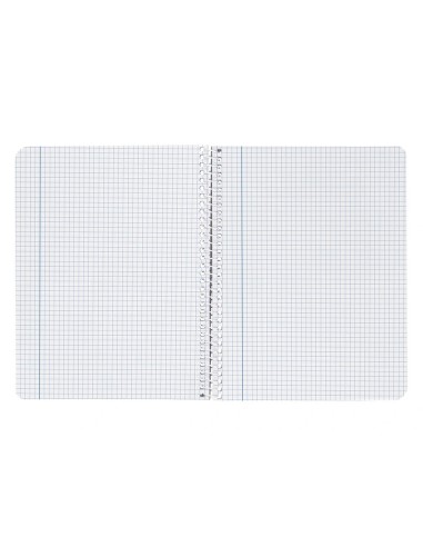 CI | Cuaderno espiral liderpapel cuarto smart tapa blanda 40h 60gr cuadro 4mm con margen colores surtidos