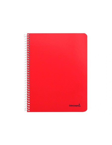 CI | Cuaderno espiral liderpapel cuarto smart tapa blanda 80h 60gr 3mm con margen colores surtidos