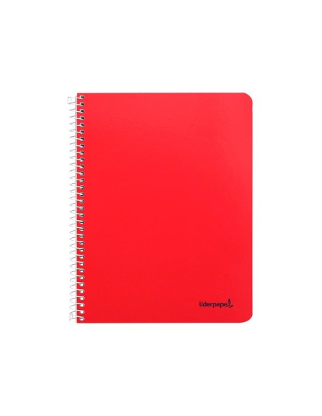 CI | Cuaderno espiral liderpapel a5 micro smart tapa blanda 80h60gr horizontal 7mm doble margen 4 taladros colores