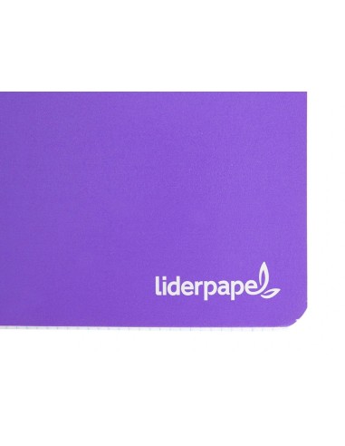 CI | Cuaderno espiral liderpapel a5 micro smart tapa blanda 80h60gr cuadro 5mm 6 taladros colores surtidos