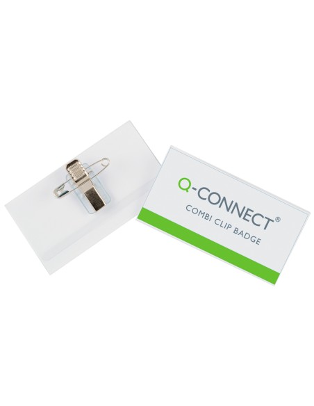 CI | Identificador q-connect con pinza e imperdible kf17458 54x90 mm