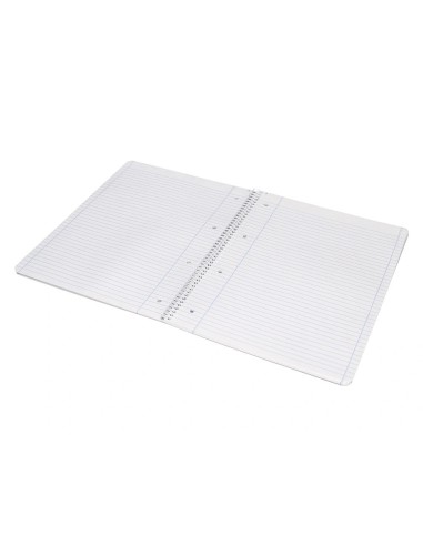 CI | Cuaderno espiral liderpapel a4 micro smart tapa blanda 80h60gr horizontal 7mm doble margen 4 taladros colores