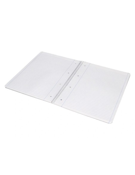 CI | Cuaderno espiral liderpapel a4 micro smart tapa blanda 80h60gr horizontal 7mm doble margen 4 taladros colores