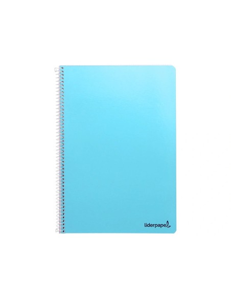 CI | Cuaderno espiral liderpapel folio smart tapa blanda 80h 60gr rayado montessori 5mm con margen colores surtidos