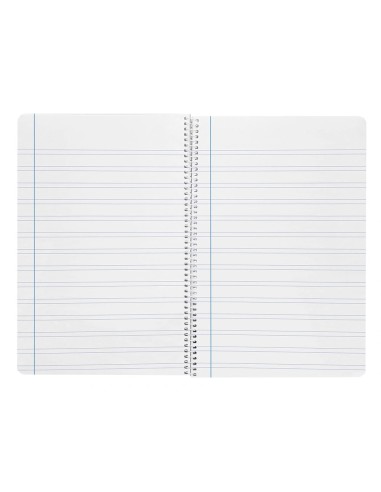 CI | Cuaderno espiral liderpapel folio smart tapa blanda 80h 60gr rayado montessori 5mm con margen colores surtidos