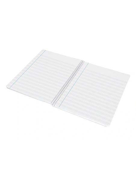CI | Cuaderno espiral liderpapel folio smart tapa blanda 80h 60gr rayado montessori 5mm con margen colores surtidos