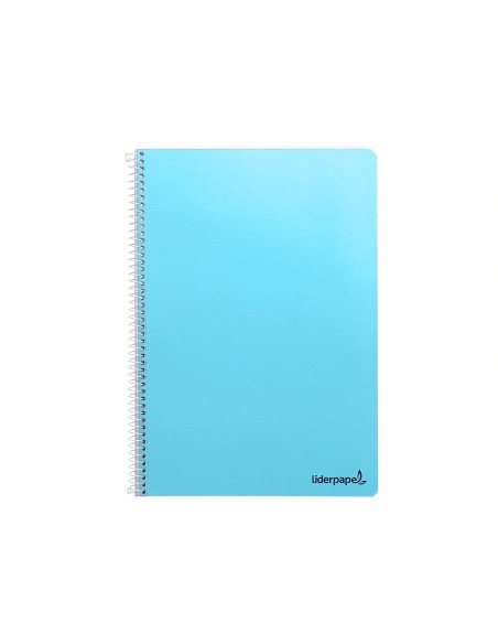 CI | Cuaderno espiral liderpapel folio smart tapa blanda 80h 60gr rayado n 46 colores surtidos