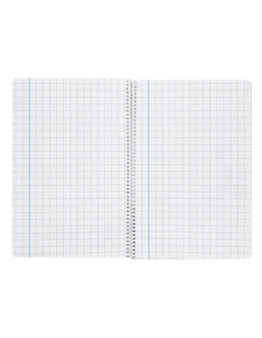 CI | Cuaderno espiral liderpapel folio smart tapa blanda 80h 60gr cuadro 8 mm con margen colores surtidos