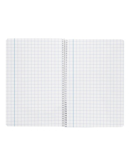 CI | Cuaderno espiral liderpapel folio smart tapa blanda 80h 60gr cuadro 8 mm con margen colores surtidos