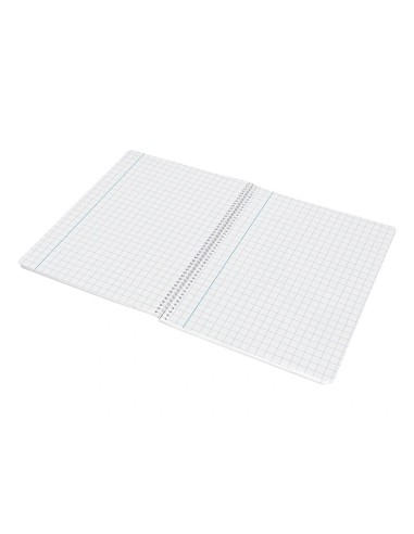 CI | Cuaderno espiral liderpapel folio smart tapa blanda 80h 60gr cuadro 8 mm con margen colores surtidos