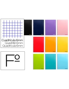 CI | Cuaderno espiral liderpapel folio smart tapa blanda...