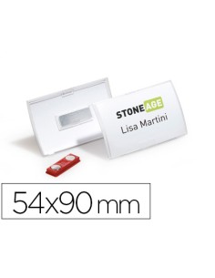 CI | Identificador portanombre durable polipropileno...