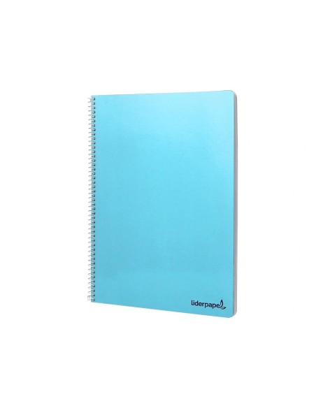 CI | Cuaderno espiral liderpapel folio smart tapa blanda 80h 60gr cuadro 4 mm con margen colores surtidos