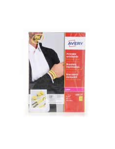 CI | Pulsera identificativa avery polietileno amarillo... 2