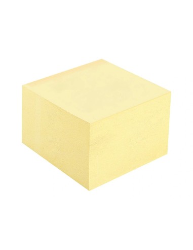 CI | Bloc de notas adhesivas quita y pon q-connect 75x75 mm amarillo con 400 hojas