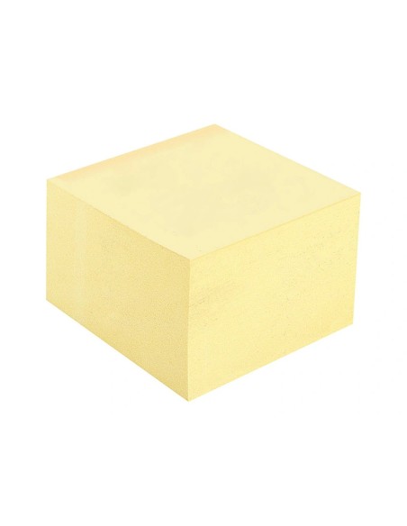 CI | Bloc de notas adhesivas quita y pon q-connect 75x75 mm amarillo con 400 hojas