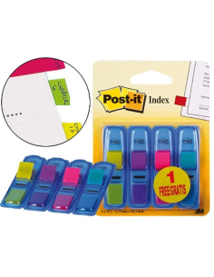 CI | Banderitas señalizadoras post-it 3+1 gratis clipstrip