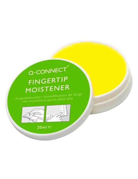 CI | Humedecedor de dedos q-connect para pasar paginas y contar billetes envase de 20 ml