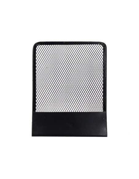 CI | Apoyalibros metalico q-connect kf15098 negro -juego -135x152x165 mm