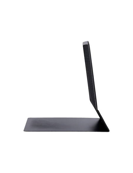 CI | Apoyalibros metalico q-connect kf15098 negro -juego -135x152x165 mm