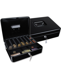 CI | Caja caudales q-connect 12" 300x240x90 mm negra con...