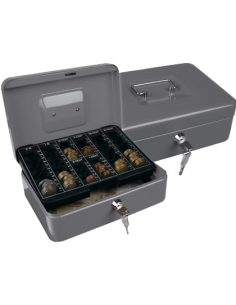 CI | Caja caudales q-connect 10" 250x180x90 mm plata con...