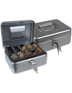 CI | Caja caudales q-connect 8" 200x160x90 mm plata con...