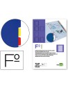 CI | Separador liderpapel plastico juego de 10 separadores folio 16 taladros