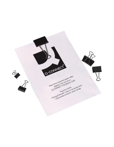 CI | Pinza metalica q-connect reversible n.2 25 mm caja de 10 unidades