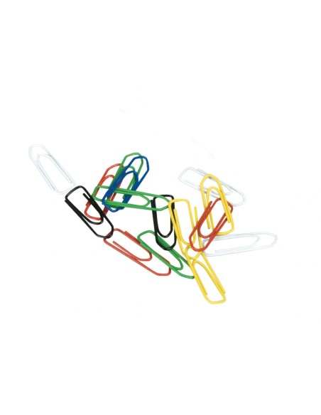 CI | Clips colores q-connect -26 mm -caja de 125 unidades