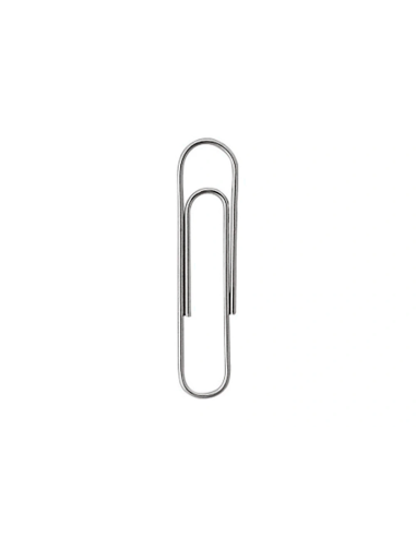 CI | Clips niquelados q-connect n 4 planos 50 mm caja de 100 unidades