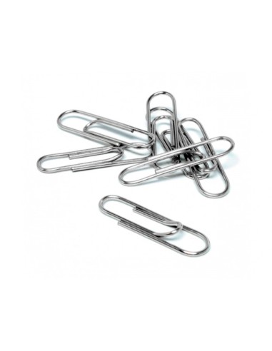 CI | Clips niquelados q-connect n 4 planos 50 mm caja de 100 unidades