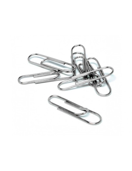CI | Clips niquelados q-connect n 4 planos 50 mm caja de 100 unidades