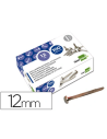 CI | Encuadernadores liderpapel n.0 12 mm-caja de 100 niquelados