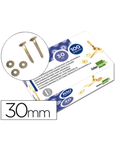 CI | Encuadernadores liderpapel 30 mm con arandela...