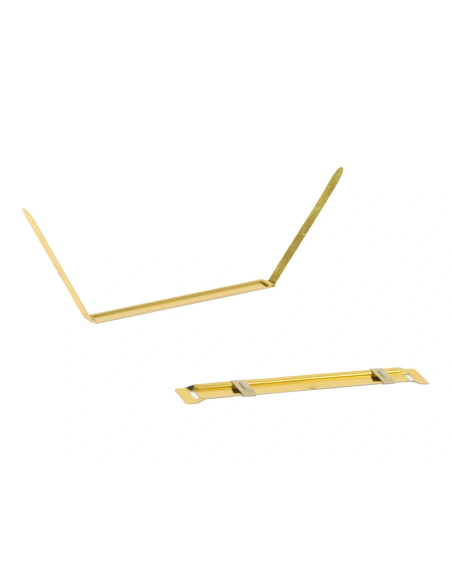 CI | Encuadernador fastener q-connect dorado caja de 100