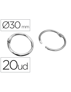 CI | Anillas bisagra liderpapel niqueladas n.2 diametro...