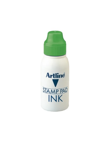 CI | Tinta tampon artline verde -frasco de 50 cc