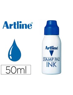 CI | Tinta tampon artline azul -frasco de 50 cc