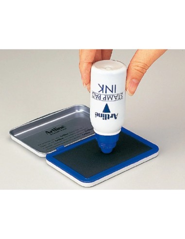 CI | Tinta tampon artline azul -frasco de 50 cc