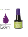 CI | Tinta tampon q-connect violeta frasco 28 ml