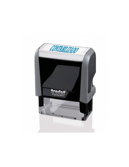 CI | Sello entintado printy 4911 f8 p3 contabilizado almohadilla azul