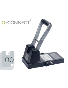 CI | Taladrador q-connect kf18766 negro 2 taladros...
