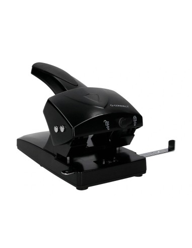 CI | Taladrador q-connect kf01237 negro -abertura 6,5 mm -capacidad 65 hojas