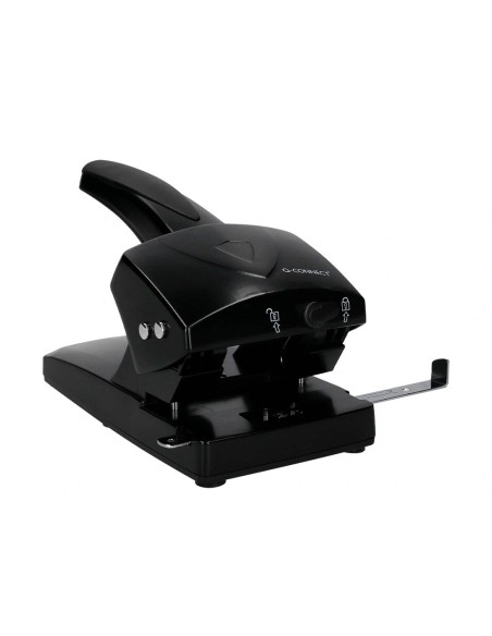 CI | Taladrador q-connect kf01237 negro -abertura 6,5 mm -capacidad 65 hojas