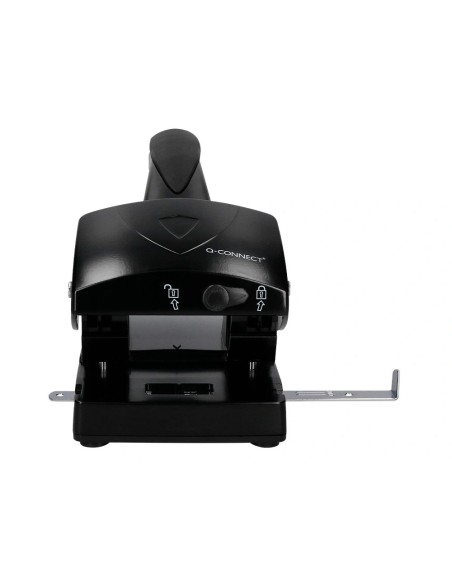 CI | Taladrador q-connect kf01237 negro -abertura 6,5 mm -capacidad 65 hojas