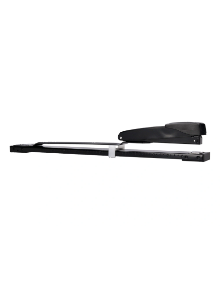 CI | Grapadora q-connect kf02292 metalica brazo largo capacidad 20 hojas usa grapas 24/6 y 26/6 color negro