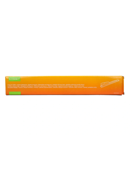 CI | Grapadora q-connect kf02292 metalica brazo largo capacidad 20 hojas usa grapas 24/6 y 26/6 color negro