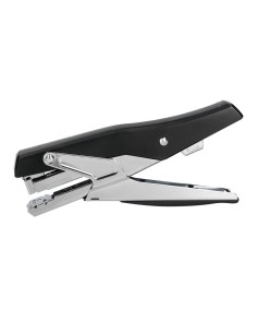 CI | Grapadora q-connect metalizada y negra de tenaza...