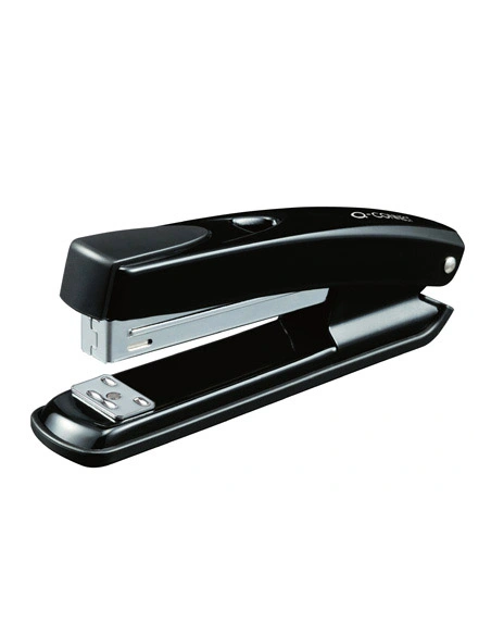 CI | Grapadora q-connect kf01057 plastico abs negra -capacidad 20 hojas